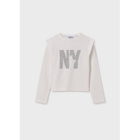 Camiseta letras NY chica mayoral