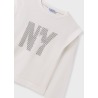 Camiseta letras NY chica mayoral