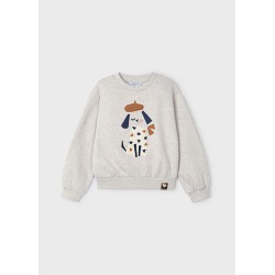 Sudadera bordada niña mayoral