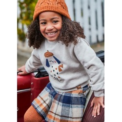 Sudadera bordada niña mayoral