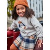 Sudadera bordada niña mayoral