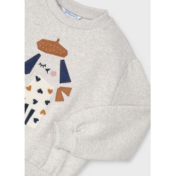 Sudadera bordada niña mayoral