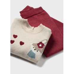 Conjunto tricot conejitos bebe niña mayoral