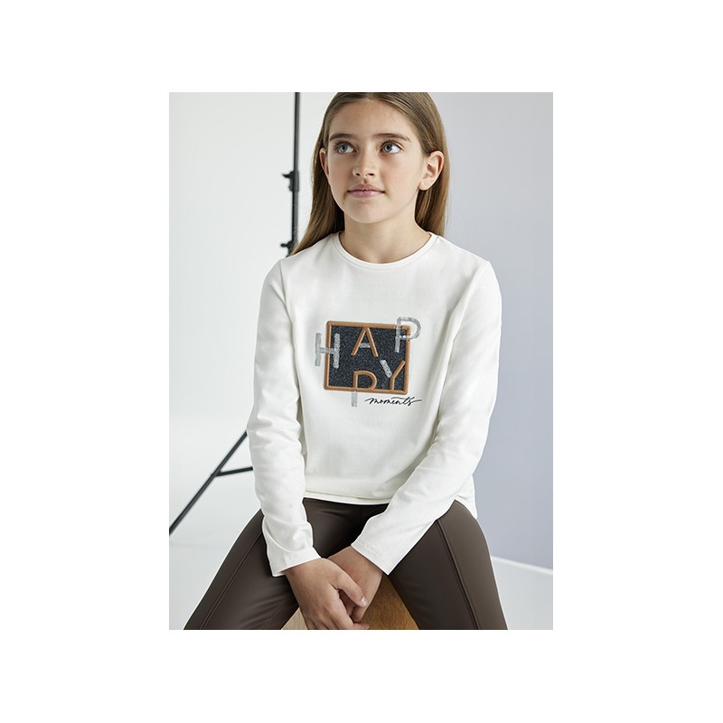Camiseta "happy" chica mayoral