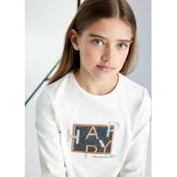 Camiseta "happy" chica mayoral