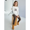 Camiseta "happy" chica mayoral