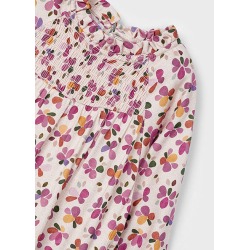 Vestido vielle estampado flores niña mayoral