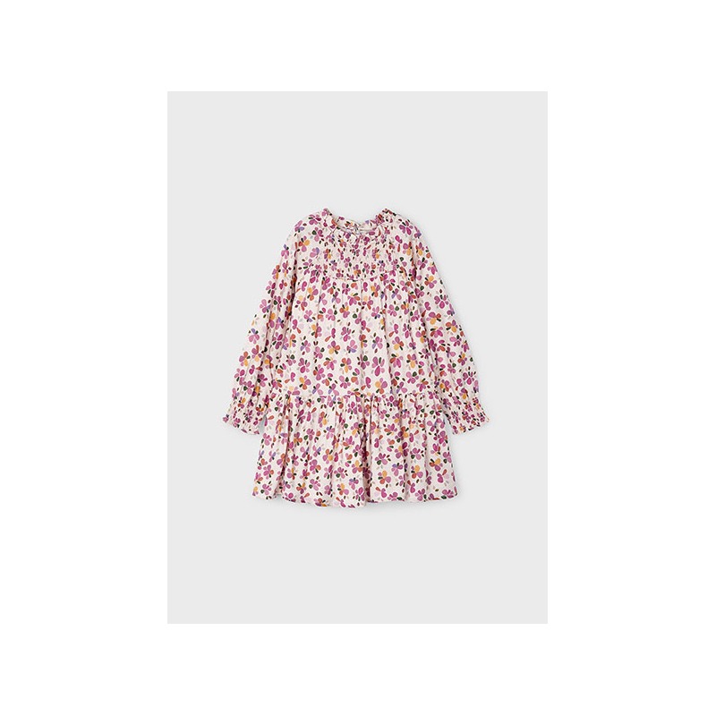 Vestido vielle estampado flores niña mayoral