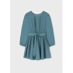 Vestido plisado crepe chica mayoral