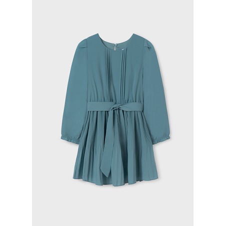 Vestido plisado crepe chica mayoral