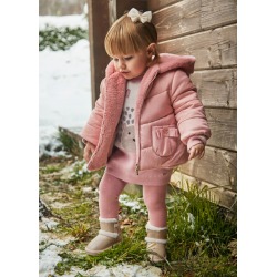 Chaquetón reversible bebe niña mayoral