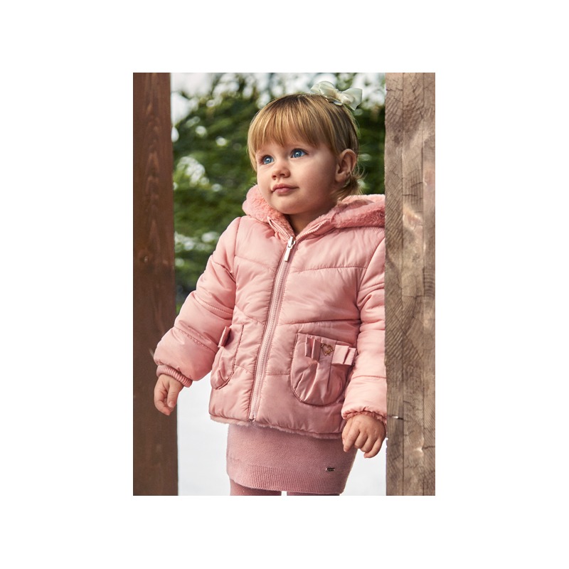 Chaquetón reversible bebe niña mayoral