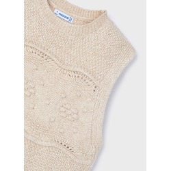 Chaleco tricot niña mayoral