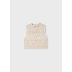 Chaleco tricot niña mayoral