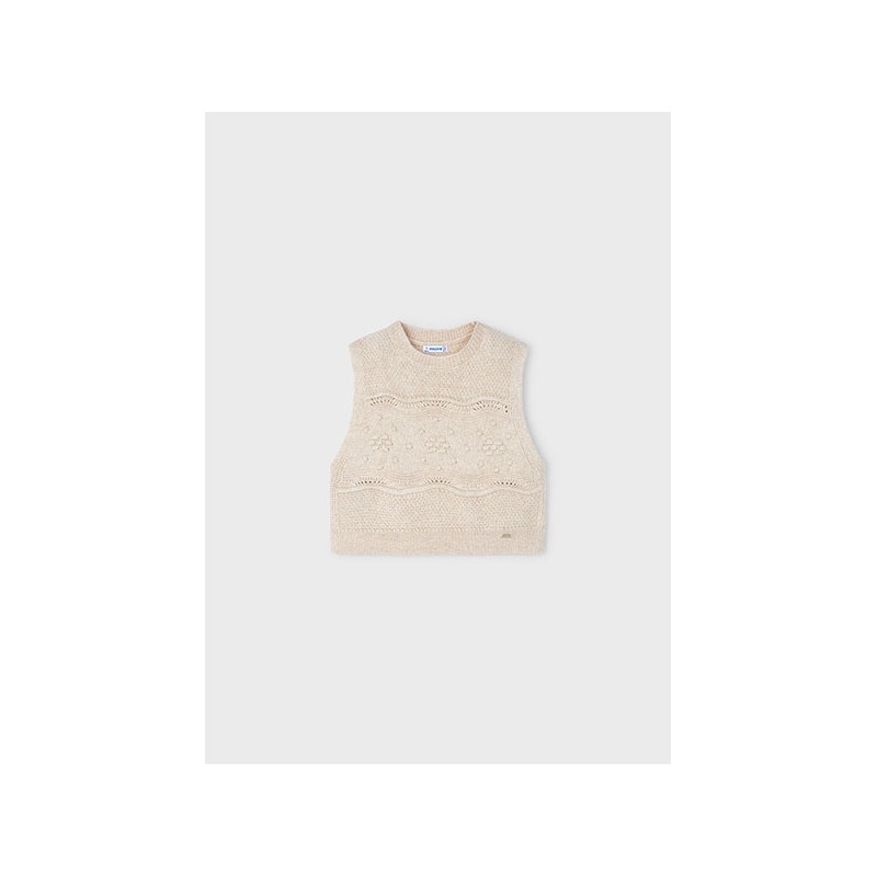 Chaleco tricot niña mayoral
