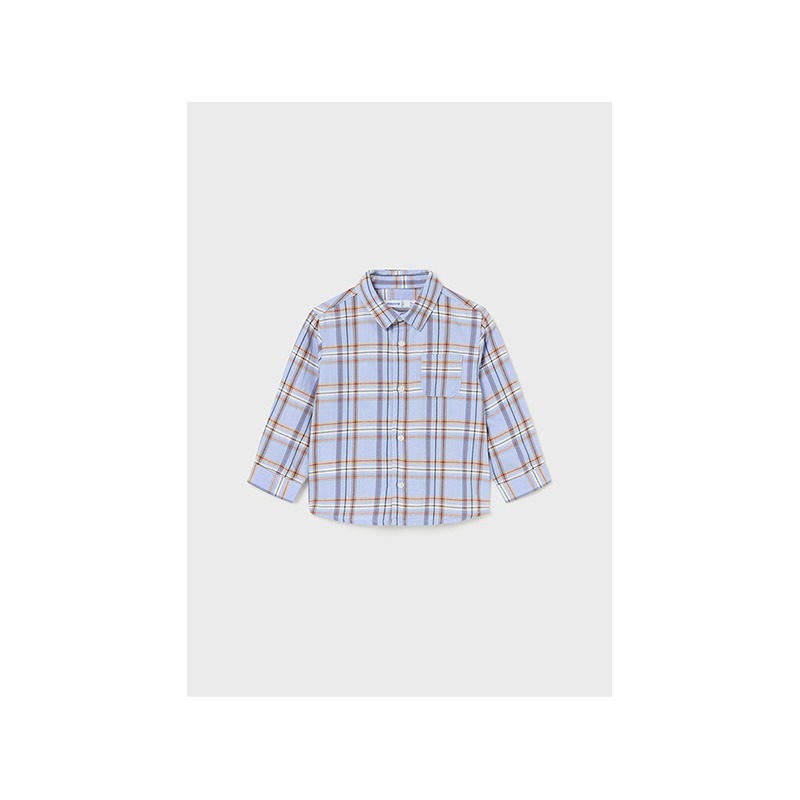 Camisa m/l cuadros bebe niño mayoral