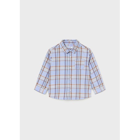 Camisa m/l cuadros bebe niño mayoral