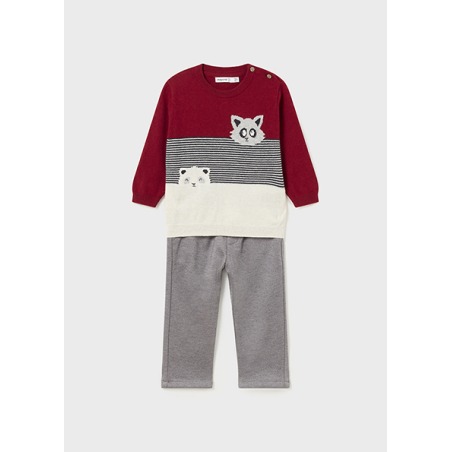Conjunto pantalón y jersey bebe niño mayoral