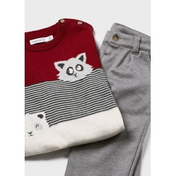 Conjunto pantalón y jersey bebe niño mayoral
