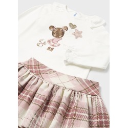 Conjunto falda y camiseta bebe niña mayoral