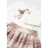 Conjunto falda y camiseta bebe niña mayoral