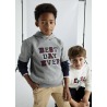 Sudadera doble manga y capucha chico mayoral