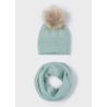 Conjunto gorro bufanda pelo niña mayoral