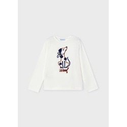 Camiseta perro niña mayoral