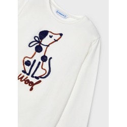 Camiseta perro niña mayoral