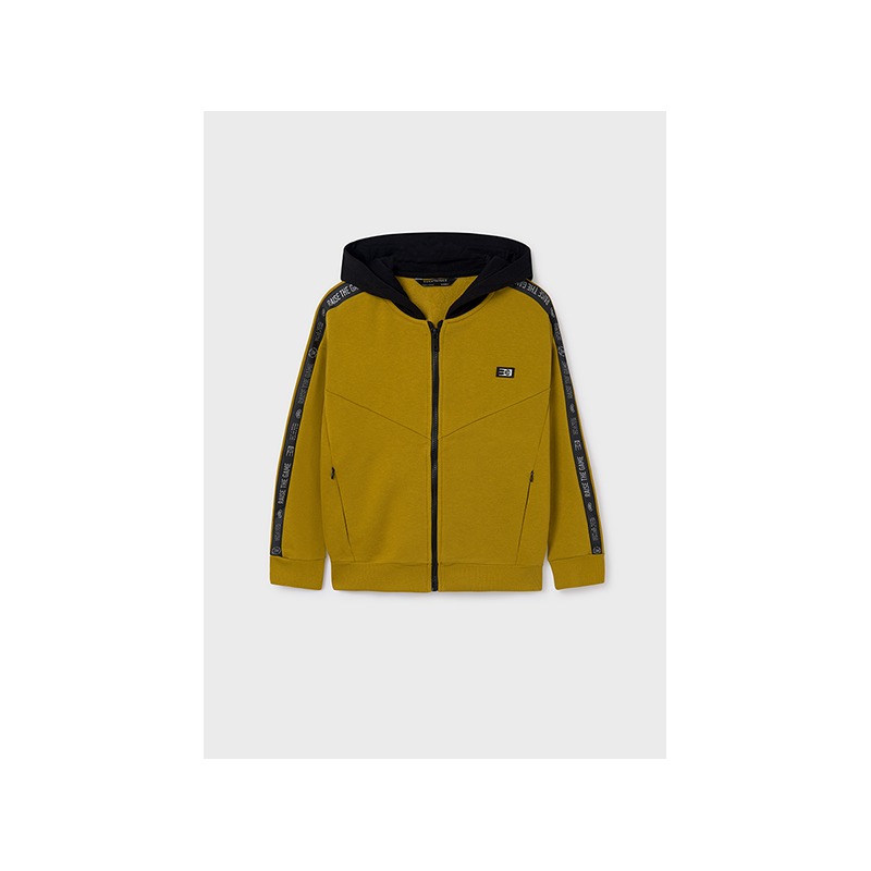 Sudadera con cremallera y bolsillos chico mayoral