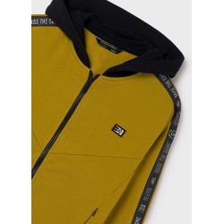 Sudadera con cremallera y bolsillos chico mayoral