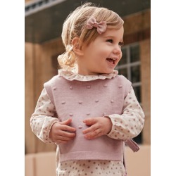 Conjunto pantalon con chaleco bebe niña mayoral