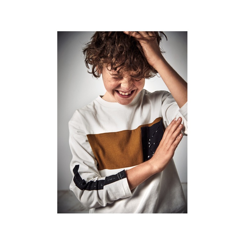 Camiseta m/l contrastes chico mayoral