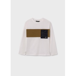 Camiseta m/l contrastes chico mayoral