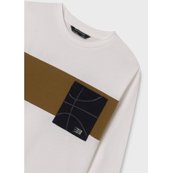 Camiseta m/l contrastes chico mayoral