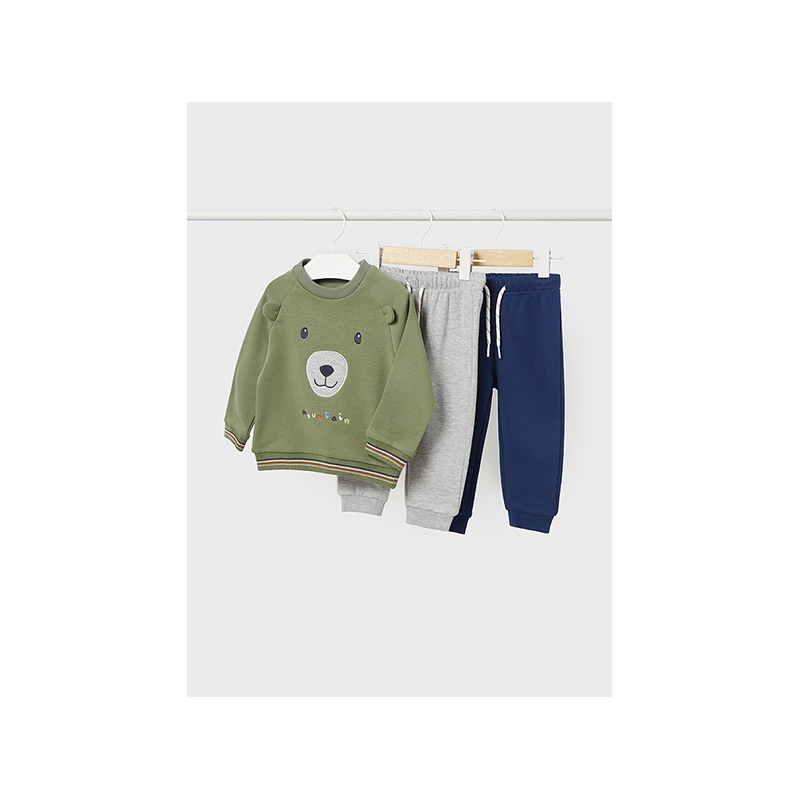 Chándal 2 pantalones oso bebé niño mayoral