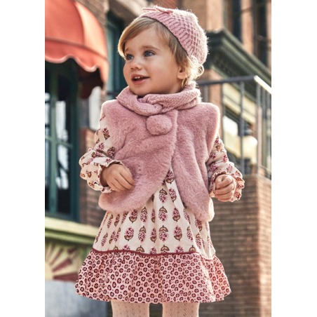 Vestido viella estampado bebe niña mayoral