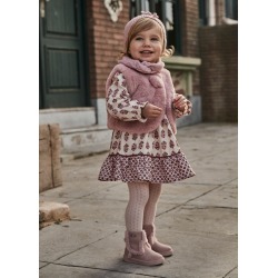 Vestido viella estampado bebe niña mayoral