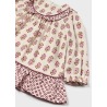 Vestido viella estampado bebe niña mayoral