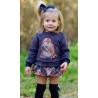Conjunto ranita bebe niña pingüino Vera