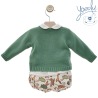Conjunto 3 piezas bebe niño "Familia Jirafa" Yoedu