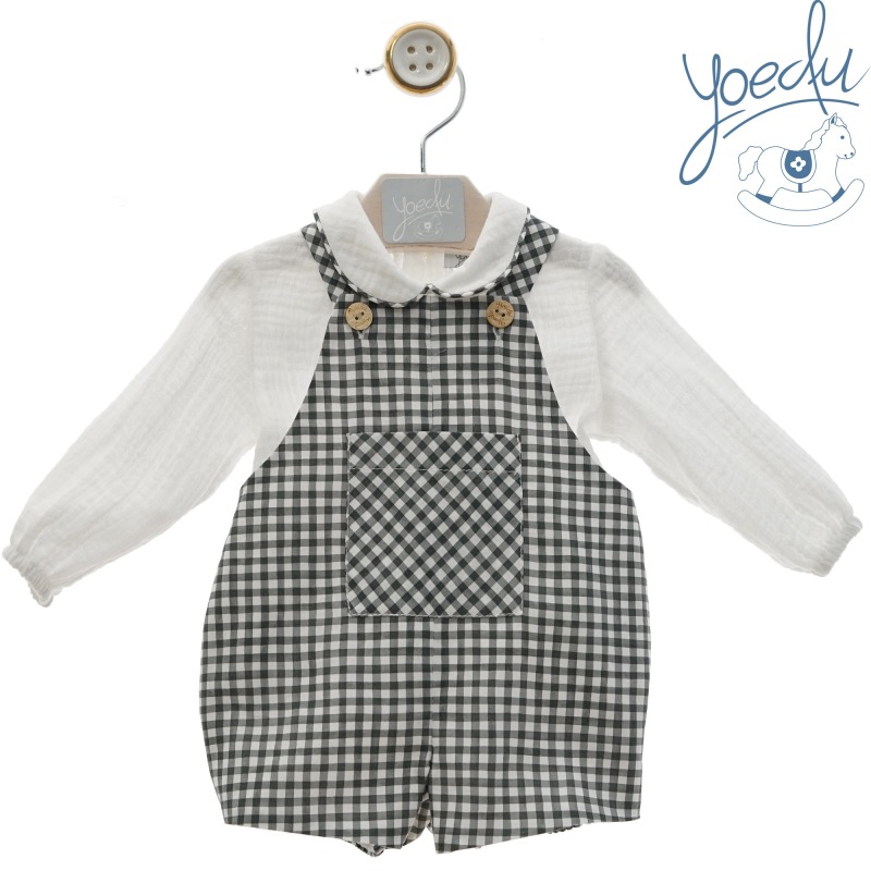 Conjunto peto bebe "Familia Grafito" Yoedu
