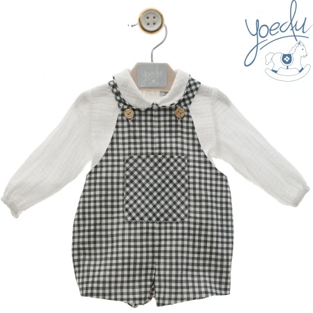 Conjunto peto bebe "Familia Grafito" Yoedu