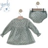 Vestido bebe con braguita "Familia Grafito" Yoedu