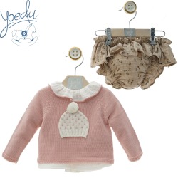 Conjunto 3 piezas bebe niña...