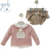 Conjunto 3 piezas bebe niña "Gorrito" Yoedu