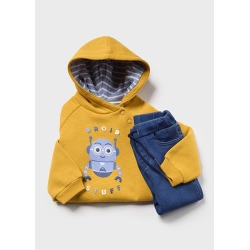 Conjunto vaquero y sudadera bebé niño mayoral