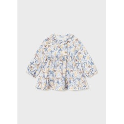 Vestido estampado floral bebé niña mayoral