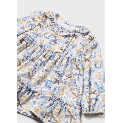 Vestido estampado floral bebé niña mayoral