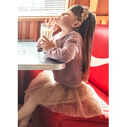 Conjunto falda tul y sudadera niña mayoral